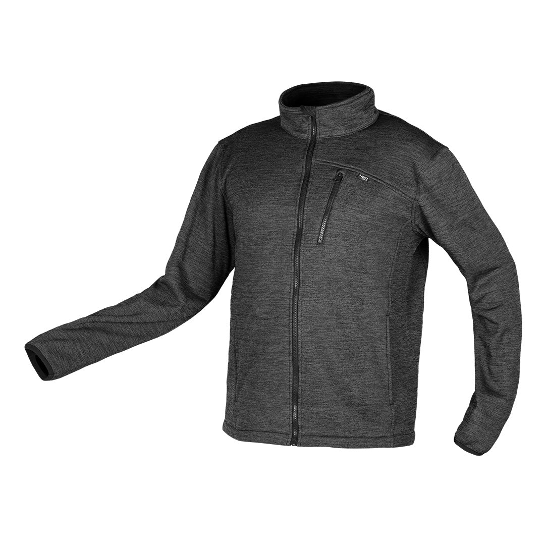 Mikina na zips OUTDOOR, pique, sivá, veľkosť XXL od NEO TOOLS nájdeš na naravis.sk