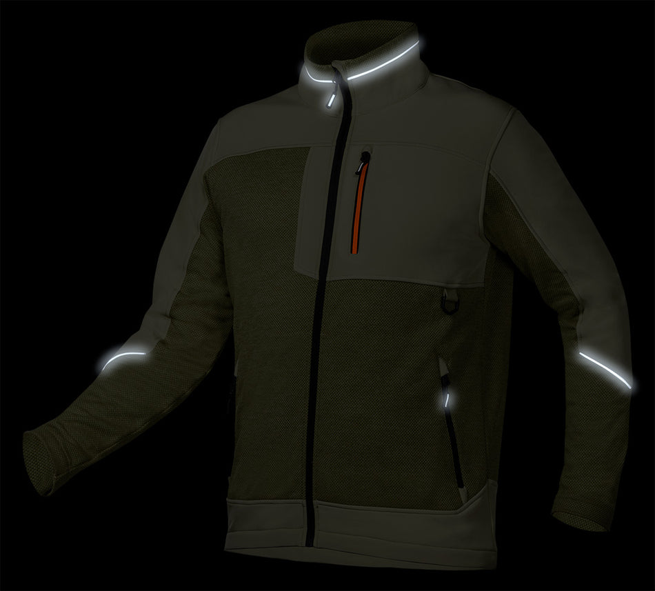 Softshellová bunda OUTDOOR, zelená, veľkosť XL od NEO TOOLS nájdeš na naravis.sk