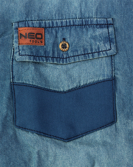 pracovná košeľa DENIM, veľkosť M od NEO TOOLS nájdeš na naravis.sk