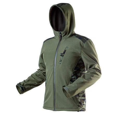 Softshellová bunda CAMO, veľkosť L od NEO TOOLS nájdeš na naravis.sk