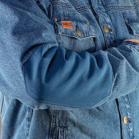 Zateplená džínsová bunda DENIM, veľkosť XXXL od NEO TOOLS nájdeš na naravis.sk