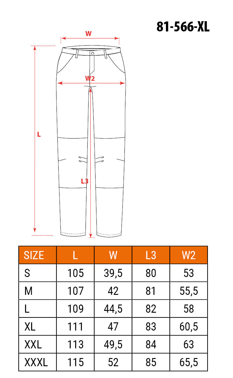 Pracovné nohavice softshellové, veľkosť XL od NEO TOOLS nájdeš na naravis.sk