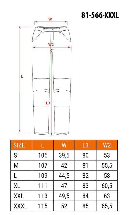 Pracovné nohavice softshellové, veľkosť XXXL od NEO TOOLS nájdeš na naravis.sk