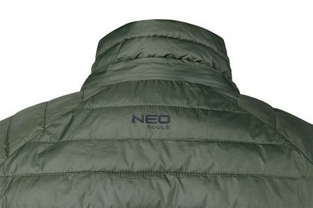 Bunda Mix&Match, prešívaná, páperová, ľahká, olivovo-čierna, veľkosť XL od NEO TOOLS nájdeš na naravis.sk