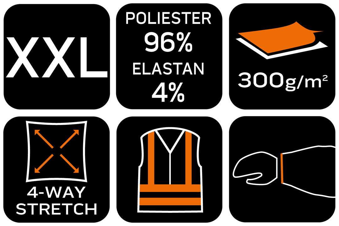 Bunda Mix&Match, 4-cestná strečová, zelená, veľkosť XXL od NEO TOOLS nájdeš na naravis.sk