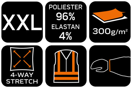 Bunda Mix&Match, 4-cestná strečová, zelená, veľkosť XXL od NEO TOOLS nájdeš na naravis.sk