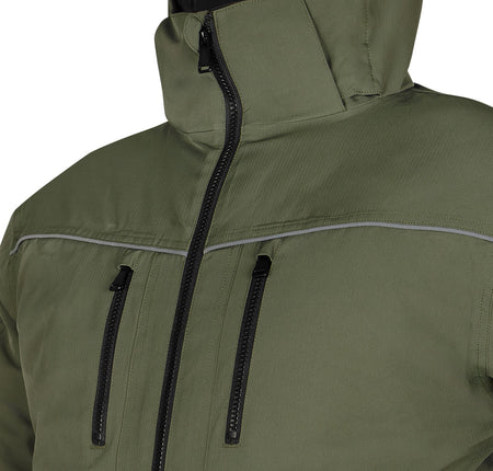 Zateplená bunda s kapucňou OUTDOOR, zelená, veľkosť M od NEO TOOLS nájdeš na naravis.sk