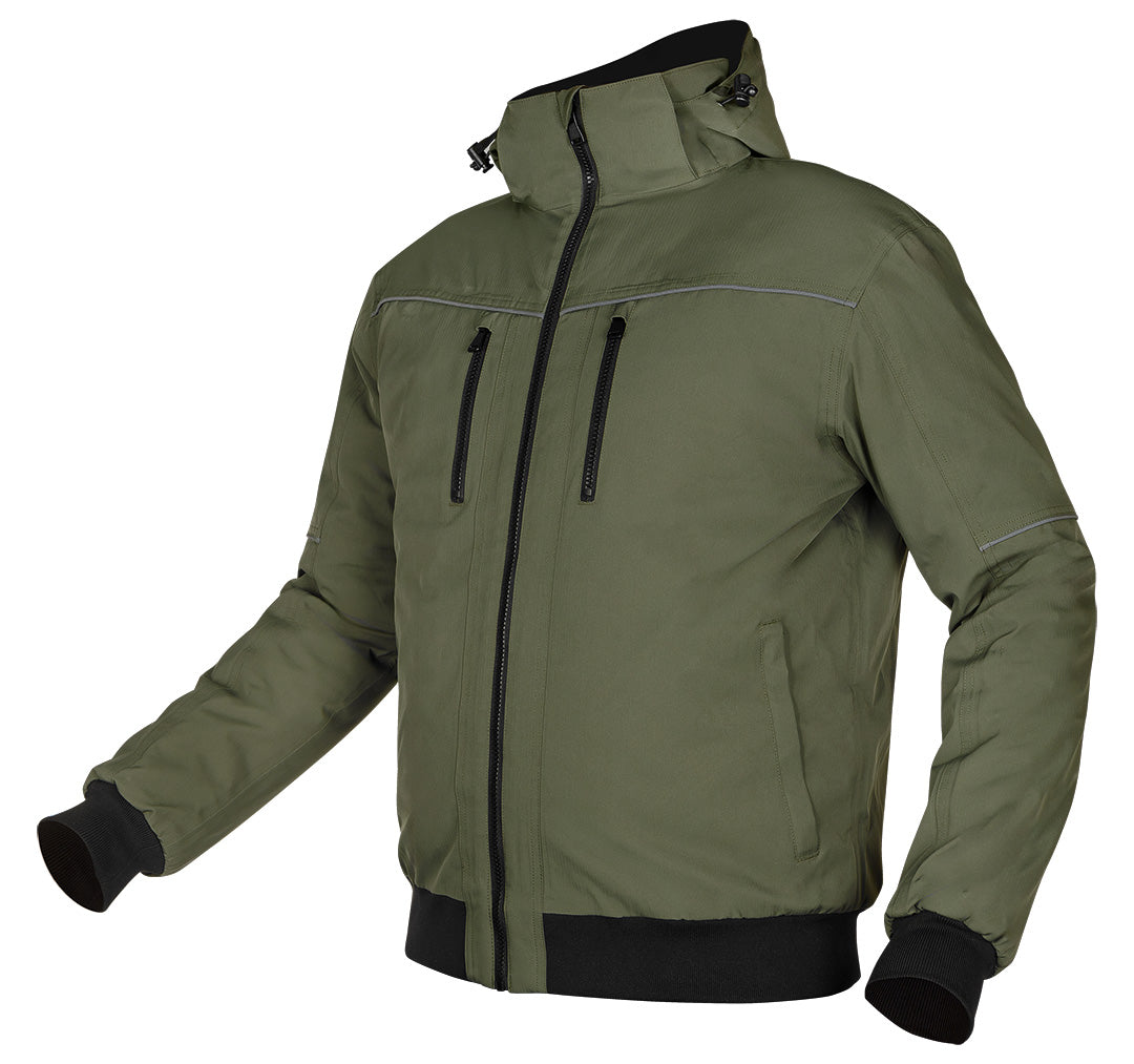 Zateplená bunda s kapucňou OUTDOOR, zelená, veľkosť XXXL od NEO TOOLS nájdeš na naravis.sk