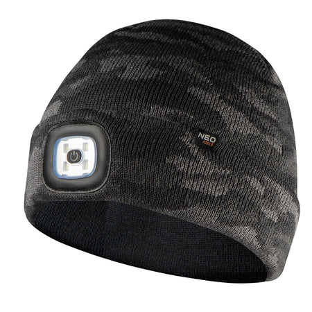 Dvojvrstvová čiapka CAMO URBAN s LED baterkou od NEO TOOLS nájdeš na naravis.sk