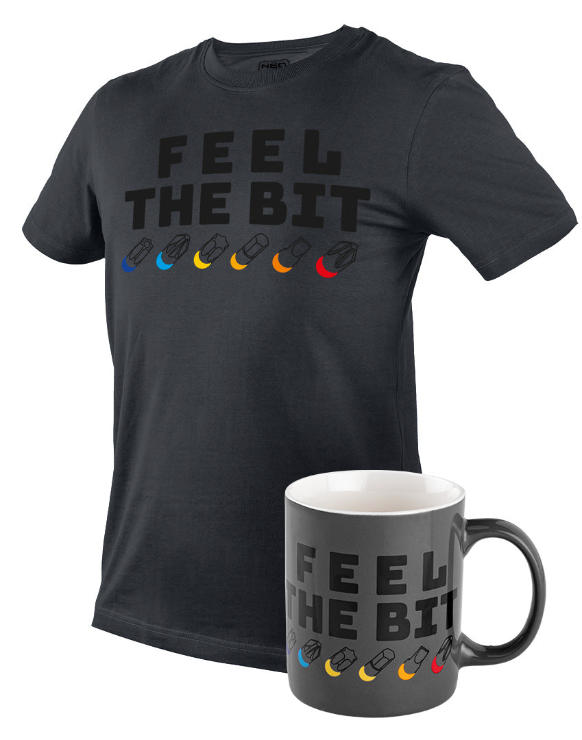 Tričko s potlačou, FEEL THE BIT, veľkosť XXXL od NEO TOOLS nájdeš na naravis.sk