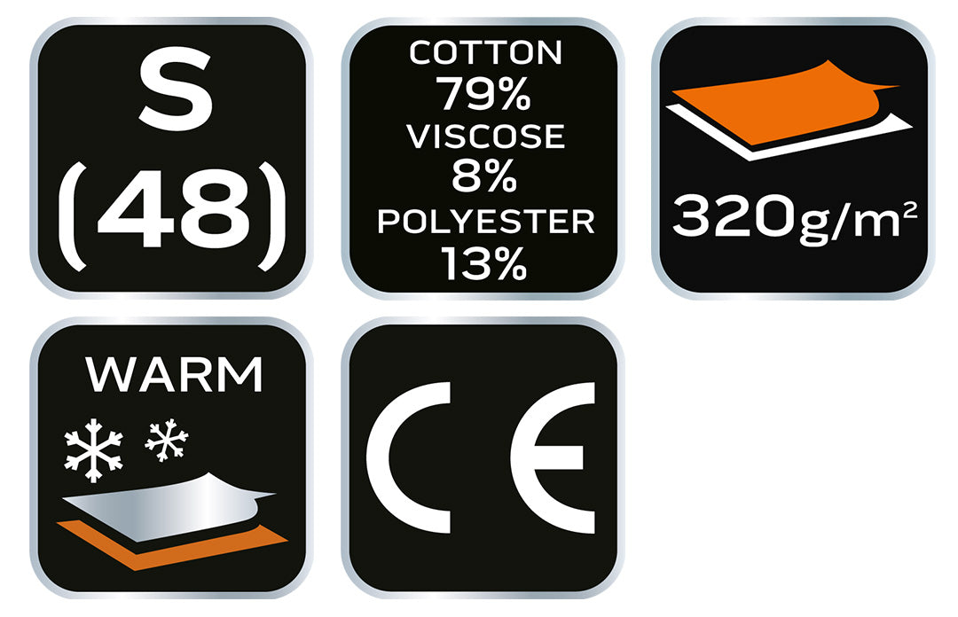 Mikina COMFORT, sivý melír, veľkosť S od NEO TOOLS nájdeš na naravis.sk