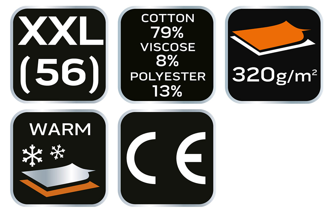 Mikina COMFORT, sivý melír, veľkosť XXL od NEO TOOLS nájdeš na naravis.sk