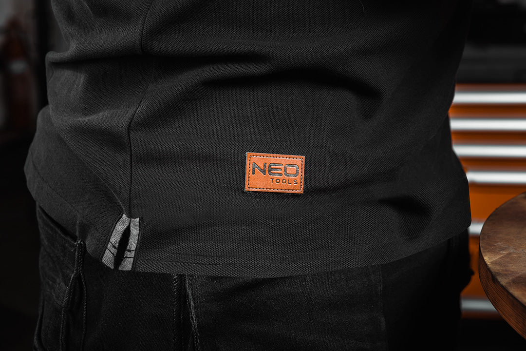 DENIM polokošeľa, čierna, veľkosť M od NEO TOOLS nájdeš na naravis.sk