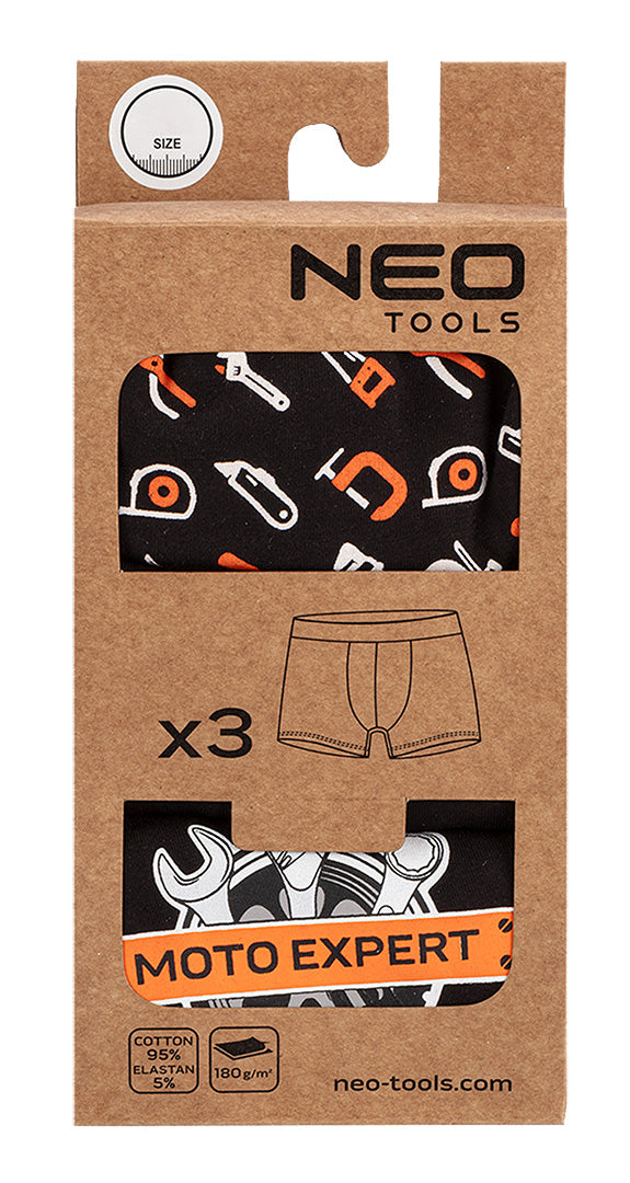 Základné boxerky, balenie po 3 kusoch, veľkosť L od NEO TOOLS nájdeš na naravis.sk