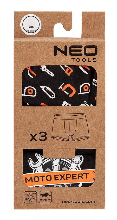 Boxerky basic, 3-pack, veľkosť XL od NEO TOOLS nájdeš na naravis.sk