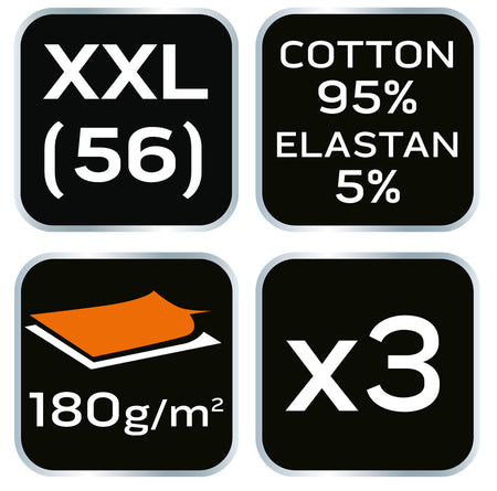 Boxerky basic, 3-pack, veľkosť XXL od NEO TOOLS nájdeš na naravis.sk