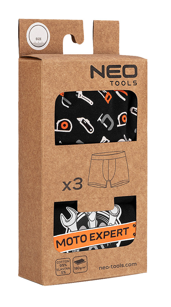 Boxerky basic, 3-pack, veľkosť XXL od NEO TOOLS nájdeš na naravis.sk