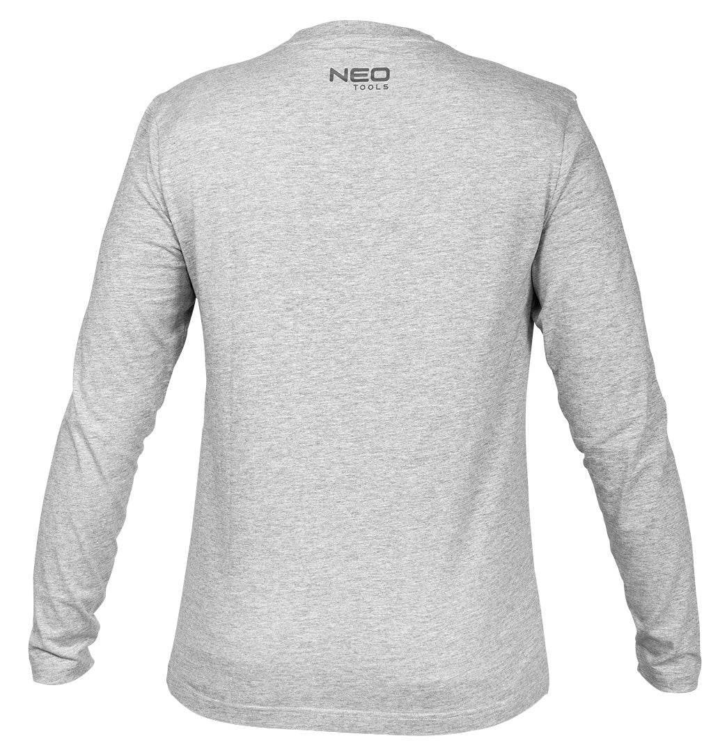Tričko s dlhým rukávom, sivé, veľkosť XXXL by NEO TOOLS by naravis.sk