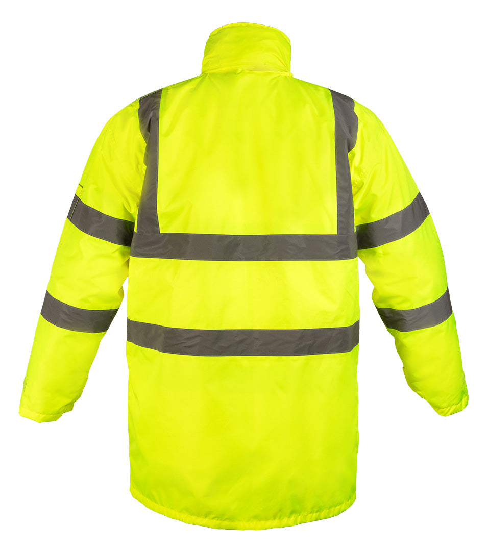 Výstražná pracovná bunda 5v1, zateplená, žltá, veľkosť M od NEO TOOLS nájdeš na naravis.sk
