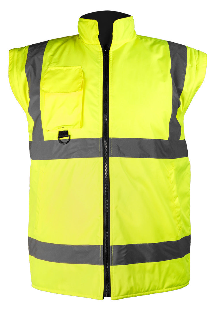 Výstražná pracovná bunda 5v1, zateplená, žltá, veľkosť M od NEO TOOLS nájdeš na naravis.sk