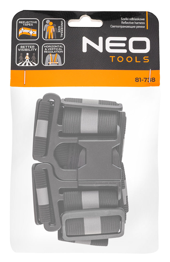 Reflexný postroj, čierny od NEO TOOLS nájdeš na naravis.sk
