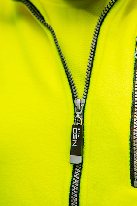 Výstražná flísová bunda, žltá, veľkosť XL od NEO TOOLS nájdeš na naravis.sk