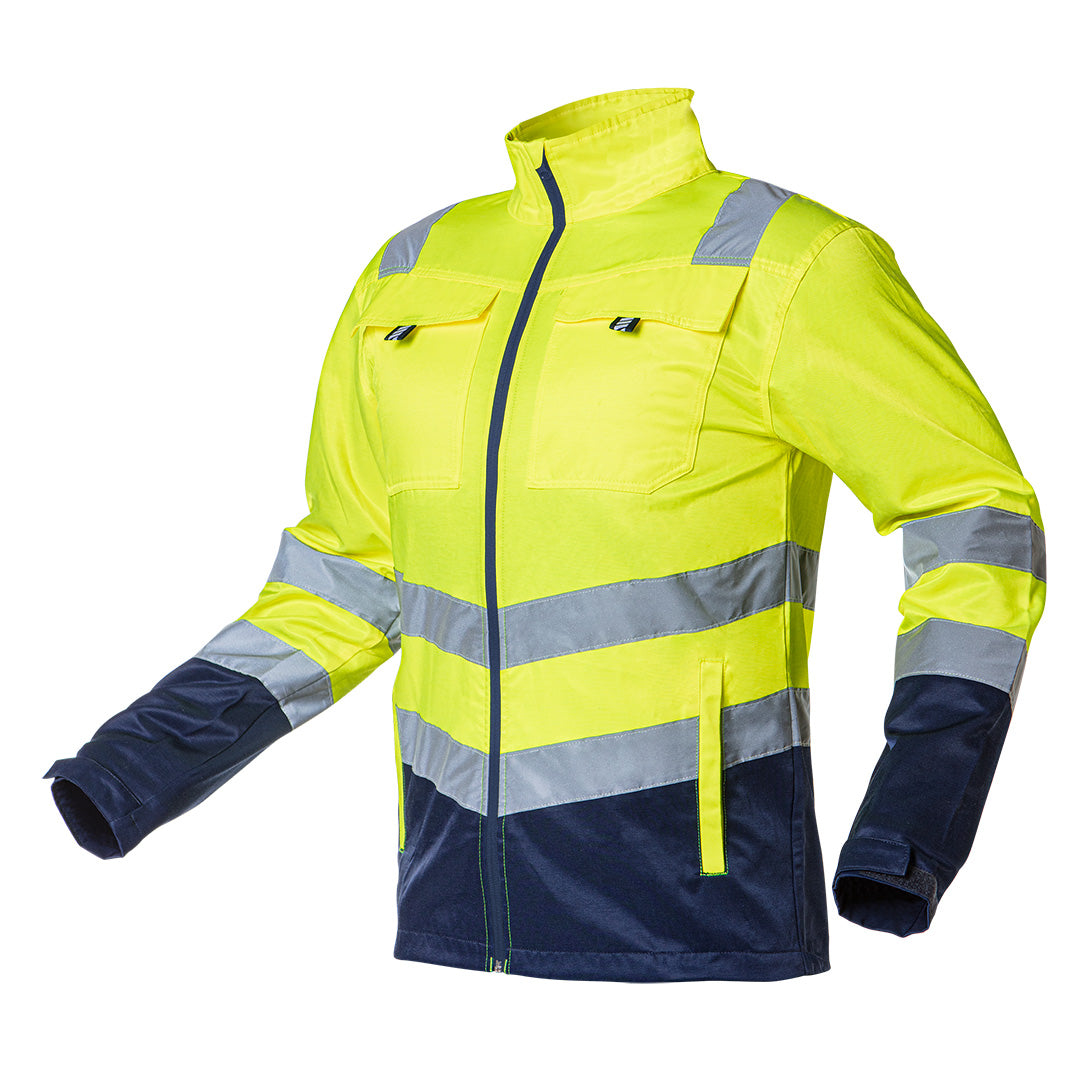 Výstražná bunda 40% polyester, 60% bavlna, 260 g/m², veľkosť S od NEO TOOLS nájdeš na naravis.sk
