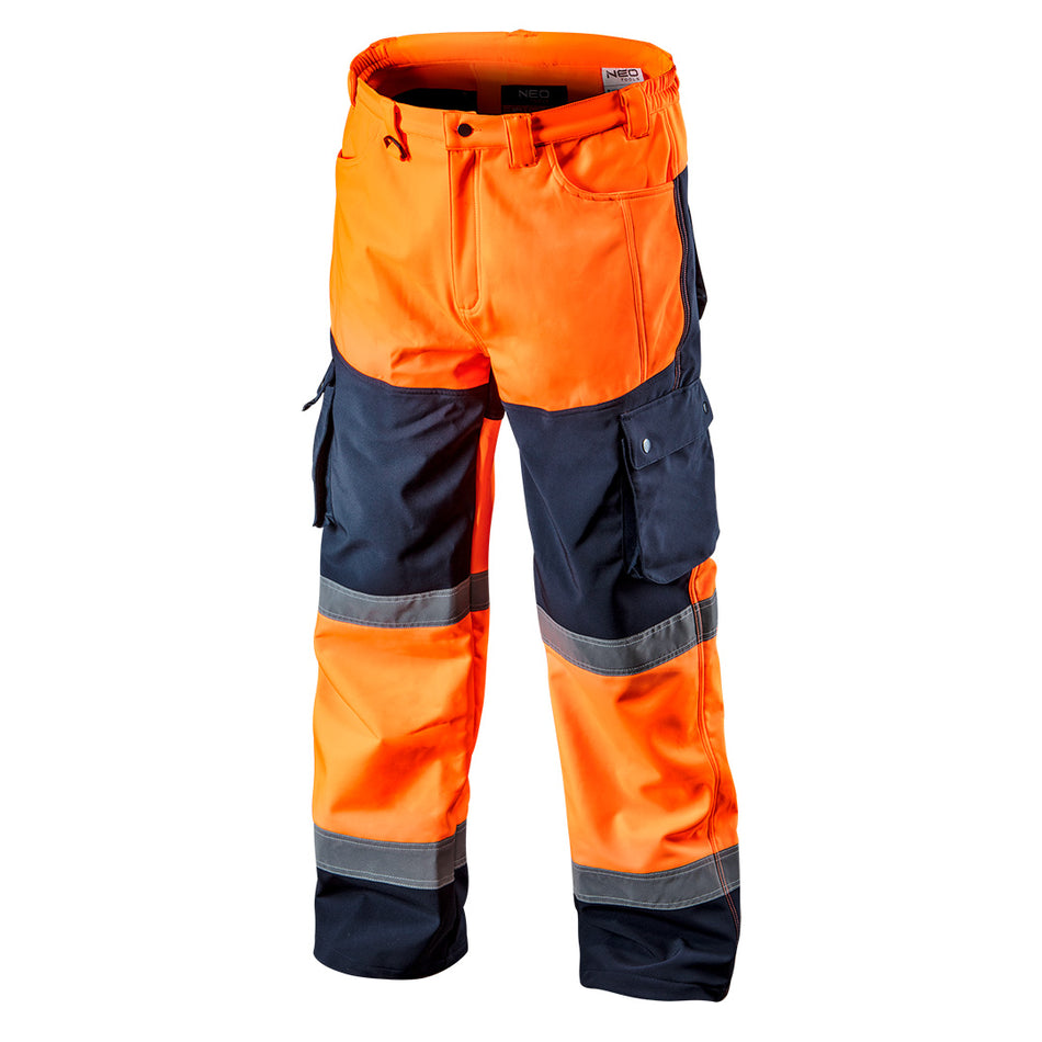 Pracovné nohavice výstražné softshell, oranžové, veľkosť XXL od NEO TOOLS nájdeš na naravis.sk