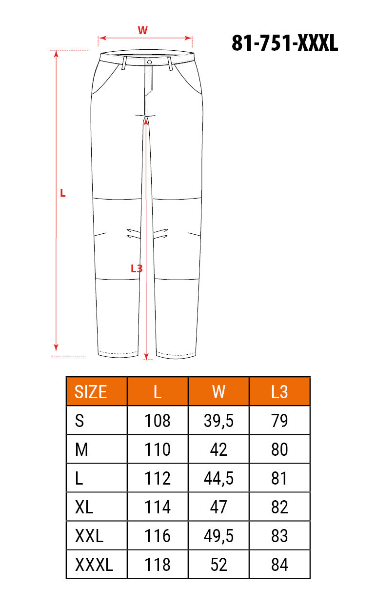 Pracovné nohavice výstražné softshell, oranžové, veľkosť XXXL od NEO TOOLS nájdeš na naravis.sk