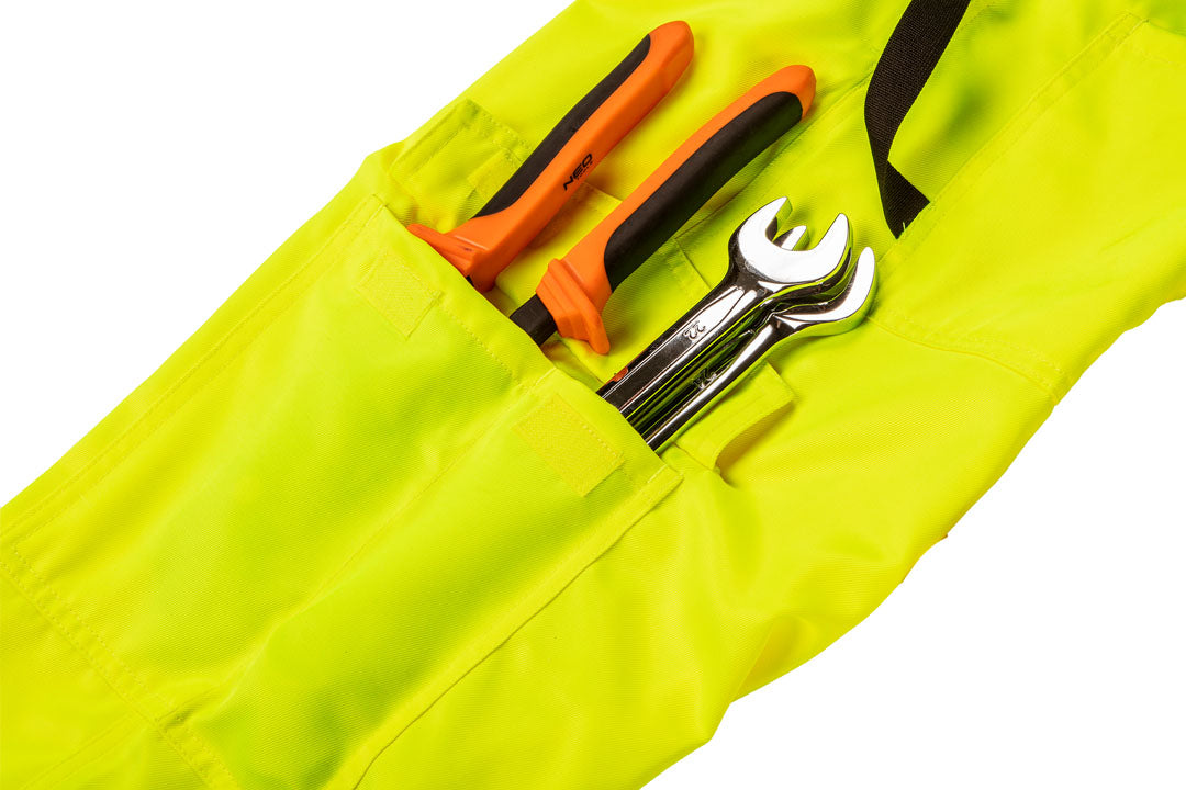 Výstražná pracovná kombinéza, žltá, veľkosť S od NEO TOOLS nájdeš na naravis.sk