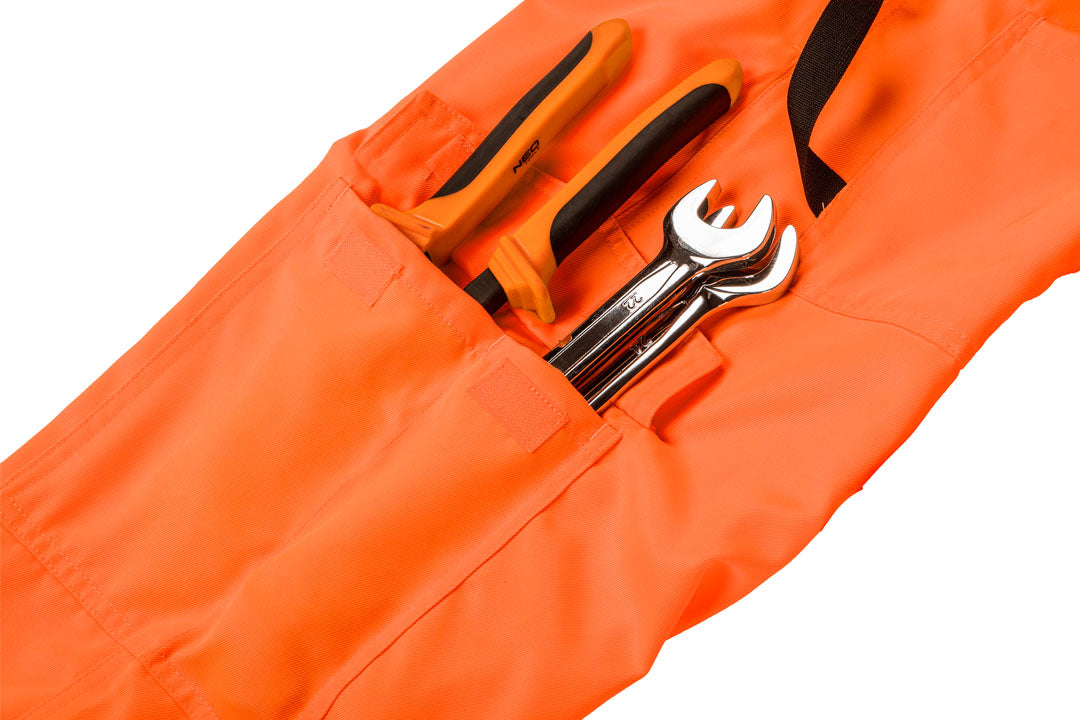Výstražná pracovná kombinéza, oranžová, veľkosť XXL od NEO TOOLS nájdeš na naravis.sk