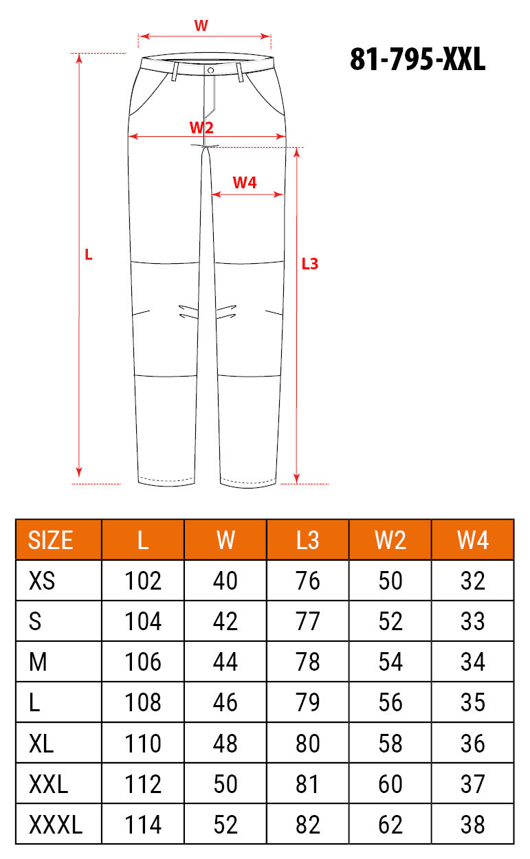 Výstražné nohavice, čierno-žlté, veľkosť XXL od NEO TOOLS nájdeš na naravis.sk