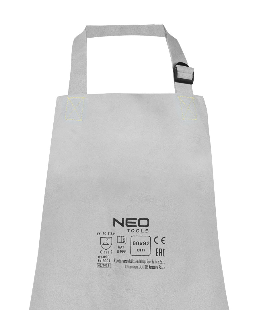 Kožená zváračská zástera 60 x 90 cm od NEO TOOLS nájdeš na naravis.sk