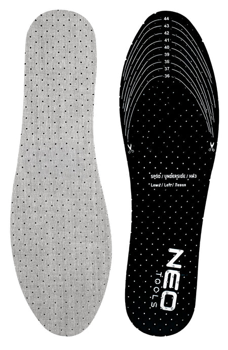 Vložky do topánok z aktívneho karbónu, strihateľné 36-45 od NEO TOOLS nájdeš na naravis.sk