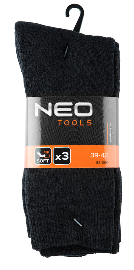Základné pracovné ponožky, 3-pack, veľkosť 39-42 od NEO TOOLS nájdeš na naravis.sk