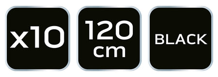 Šnúrky do pracovných topánok 120 cm, čierne od NEO TOOLS nájdeš na naravis.sk