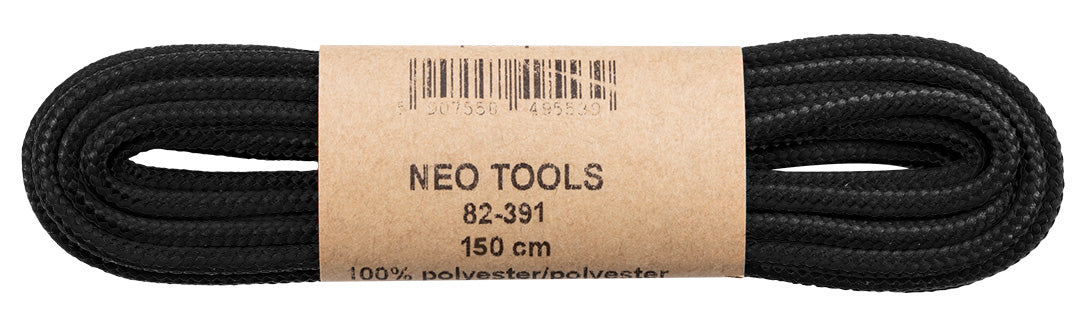 Šnúrky na pracovné topánky 150 cm, čierne od NEO TOOLS nájdeš na naravis.sk