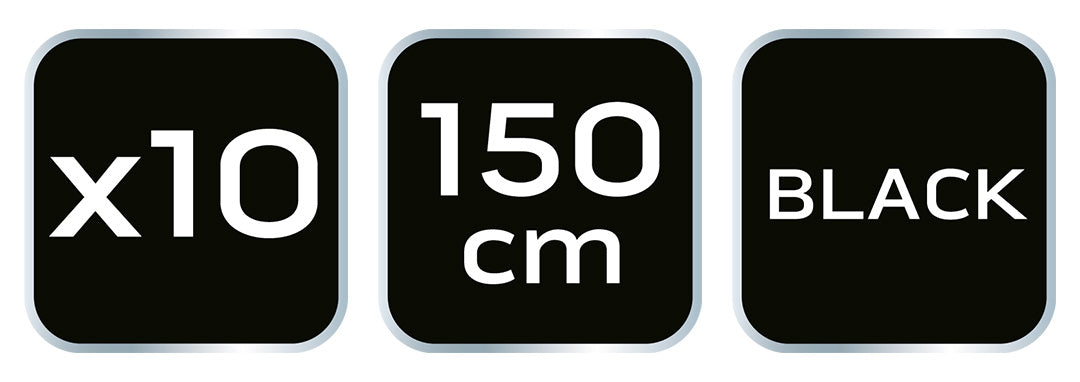 Šnúrky na pracovné topánky 150 cm, čierne od NEO TOOLS nájdeš na naravis.sk