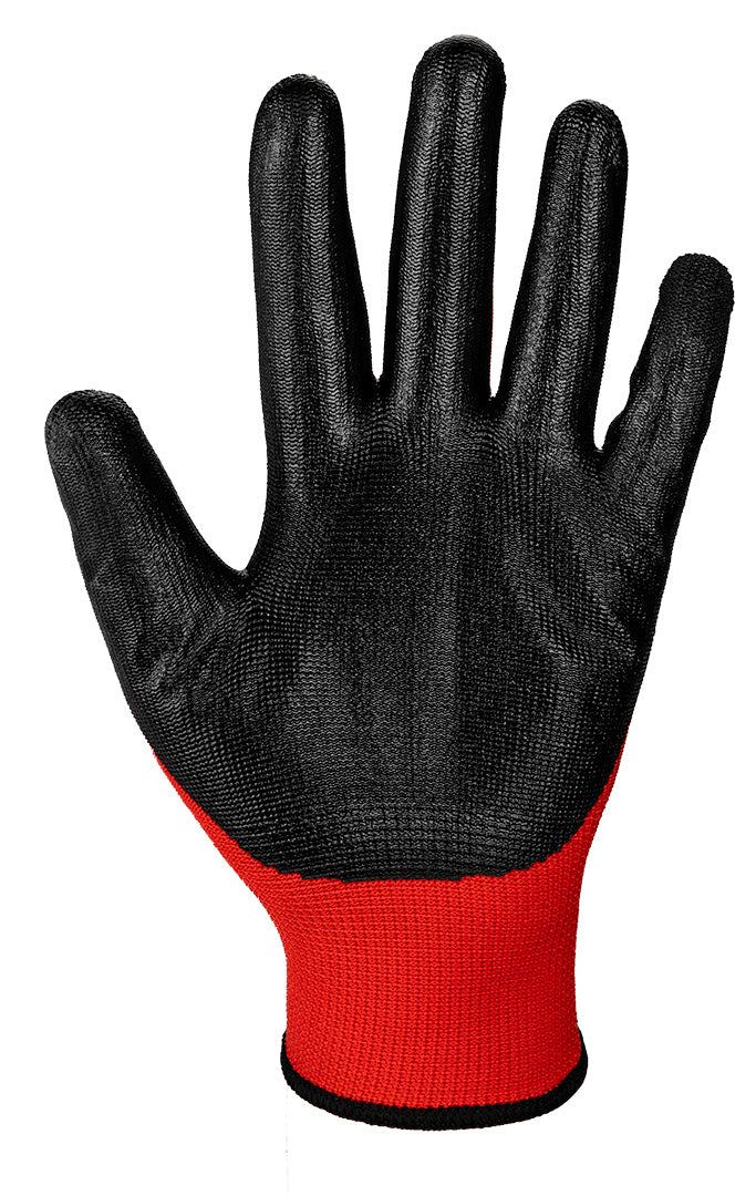 Pracovné rukavice, polyester s latexovým povlakom (hladké), kat. 1, veľkosť 9 od TOPEX nájdeš na naravis.sk