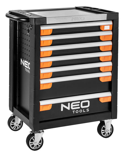 Skriňa na náradie 7 zásuviek PRO s príslušenstvom, 330 nástrojov od NEO TOOLS nájdeš na naravis.sk