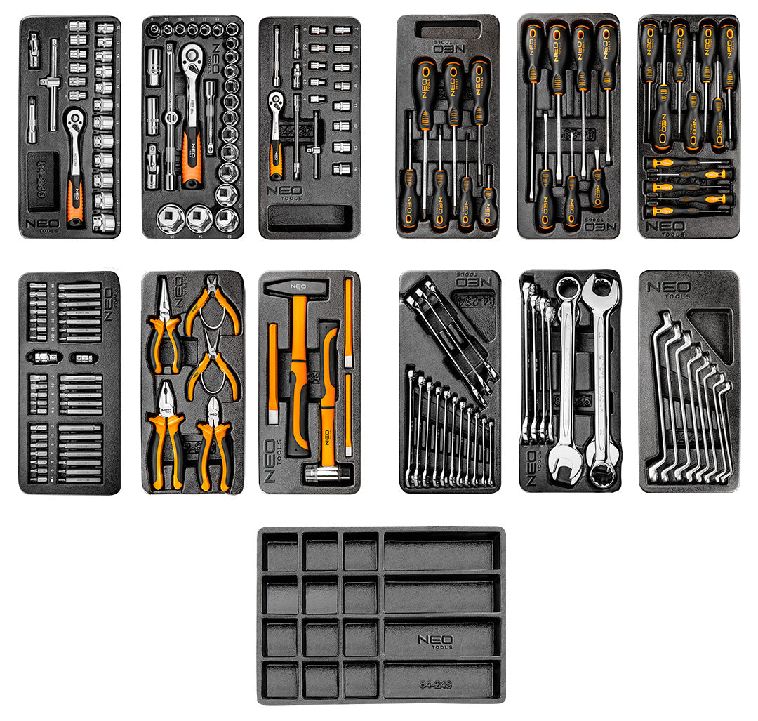 Skriňa na náradie 7 zásuviek PRO, 174 položiek od NEO TOOLS nájdeš na naravis.sk