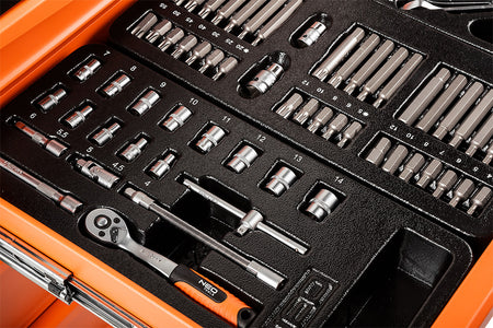 Dielenská skriňa, 7 zásuviek + 129 nástrojov od NEO TOOLS nájdeš na naravis.sk