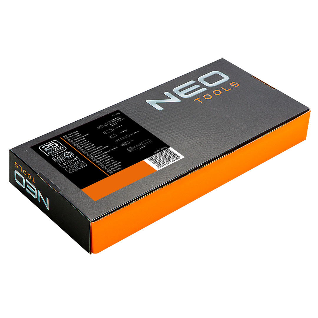 Nástrčné kľúče 1/2", súprava 27 ks, vložiť od NEO TOOLS nájdeš na naravis.sk