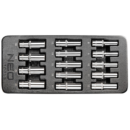 Dlhé nástavce 1/2", 8-21 mm, súprava 14 ks od NEO TOOLS nájdeš na naravis.sk