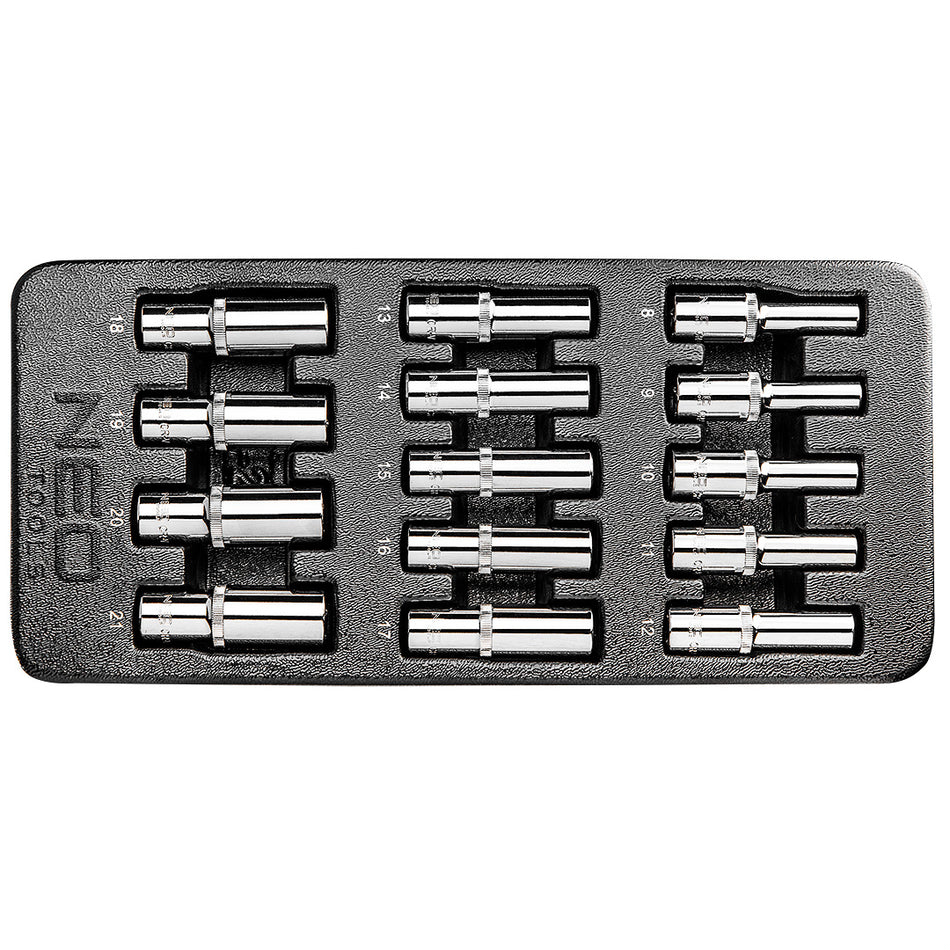 Dlhé nástavce 1/2", 8-21 mm, súprava 14 ks od NEO TOOLS nájdeš na naravis.sk