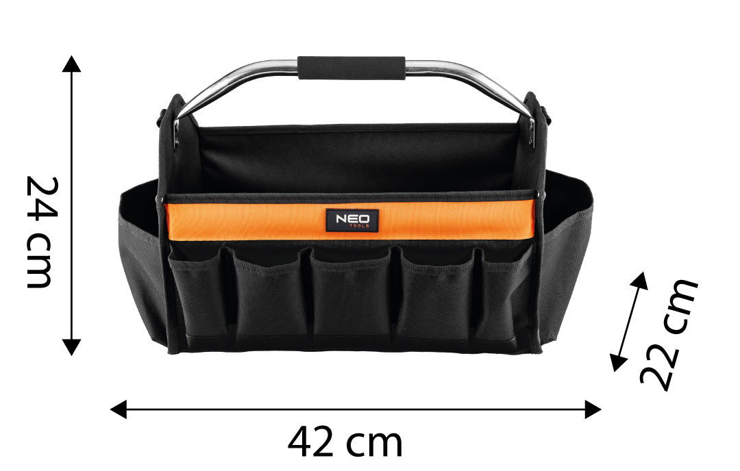 Taška na náradie 42 x 22 x 24 cm od NEO TOOLS nájdeš na naravis.sk
