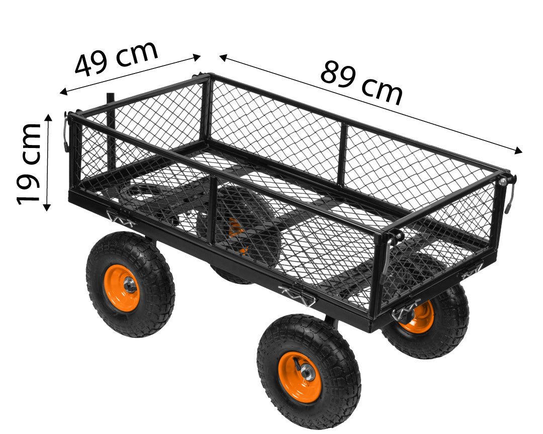 Oceľový záhradný vozík 300 kg od NEO TOOLS nájdeš na naravis.sk