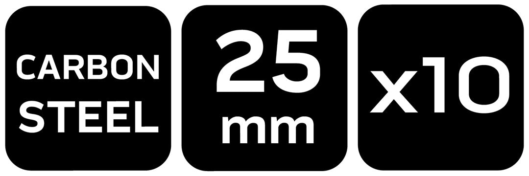 Držiak nástrojov z uhlíkovej ocele fi 25, 10 ks. od NEO TOOLS nájdeš na naravis.sk
