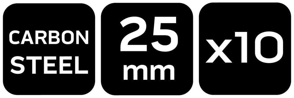 Držiak nástrojov z uhlíkovej ocele fi 25, 10 ks. od NEO TOOLS nájdeš na naravis.sk