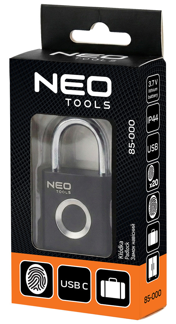 Zámok s odtlačkom prsta od NEO TOOLS nájdeš na naravis.sk